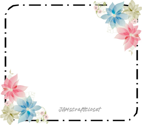 FRAME 22 Borders and Frames PNG Clipart Unique One Of A Kind Page Elegant Artistic Floral Country Colorful Decorative Borders Graphic Designs Crafters Delight - Digital Graphic Designs - JAMsCraftCloset