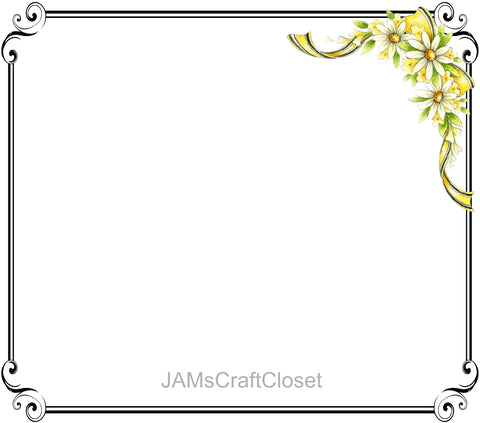 FRAME 25 Borders and Frames PNG Clipart Unique One Of A Kind Page Elegant Artistic Floral Country Colorful Decorative Borders Graphic Designs Crafters Delight - Digital Graphic Designs - JAMsCraftCloset