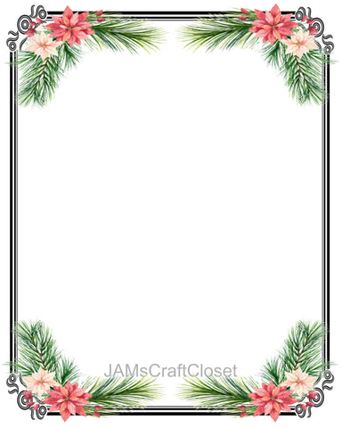 FRAME 33 Borders and Frames PNG Clipart Unique One Of A Kind Page Elegant Artistic Floral Country Colorful Decorative Borders Graphic Designs Crafters Delight - Digital Graphic Designs - JAMsCraftCloset