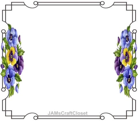 FRAME 8 Borders and Frames PNG Clipart Unique One Of A Kind Page Elegant Artistic Floral Country Colorful Decorative Borders Graphic Designs Crafters Delight - Digital Graphic Designs - JAMsCraftCloset