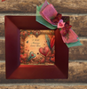Dollar Tree Red Square Plastic Charger Plate Wall Art I WILL ALWAYS LOVE YOU Valentine's Day Holiday Decor Handmade Gift Idea Crafters Delight {{ JAMsCraftCloset }}