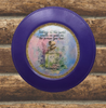 PLATE CHARGER PURPLE PLASTIC ROUND Decoupaged Hand Painted Upcycled Repurposed Wall Art NOTHING SMELLS BETTER THAN THE PERSON YOU LOVE Home Decor Wall Art Gift - JAMsCraftCloset