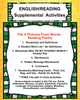 English Teacher Resource 4 PICTURES FROM WORDS - READING POETRY Supplemental Vocabulary Activities-Simile-Alliteration-Allusion-Couplet-Hyperbole-Onomatopoeia-Imagery-Metaphor-Personification-Symbolism-FREE Activities Included {{ JAMsCraftCloset }}
