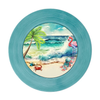 ROUND Digital Graphic Design BEACH SCENE 3 Sublimation PNG SVG Beach House Sign KITCHEN Wall Art Decor Wreath Design Gift Crafters Delight HAPPY CRAFTING {{ JAMsCraftCloset }}