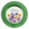 ROUND Digital Graphic Design HAVE A BEAUTIFUL DAY Purple Yellow Floral Wedding Gift First Home Sublimation Decoupage PNG SVG Country Farmhouse Home Decor Wall Art Shelf Sitter Gift Crafters Delight - JAMsCraftCloset