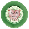 ROUND DIGITAL Graphic Design GOD IS LOVE Sublimation PNG SVG Country Farmhouse Home Decor Sign Shelf Sitter Wall Art Decor Wreath FAITH Design Gift Crafters Delight - JAMsCraftCloset
