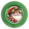 ROUND Digital Graphic Design  SANTA FACE HOLLY POINSETTIAS - CHRISTMAS DESIGN PNG-JPEG-PDF-SVG-Decoupage-Sublimation Design Graphic Country Farmhouse Home Decor HOLIDAY Decor Gift Crafters Delight - JAMsCraftCloset