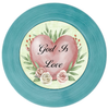 ROUND DIGITAL Graphic Design GOD IS LOVE Sublimation PNG SVG Country Farmhouse Home Decor Sign Shelf Sitter Wall Art Decor Wreath FAITH Design Gift Crafters Delight - JAMsCraftCloset