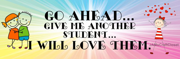 GIVE ME ANOTHER STUDENT Digital Graphic SVG-PNG-JPEG Download Positive Saying Teacher Gift Crafters Delight {{ JAMsCraftCloset }}
