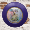 PLATE CHARGER PURPLE PLASTIC ROUND Decoupaged Hand Painted Upcycled Repurposed Wall Art NOTHING SMELLS BETTER THAN THE PERSON YOU LOVE Home Decor Wall Art Gift - JAMsCraftCloset