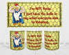 MUG Coffee Full Wrap Sublimation Funny Digital Graphic Design Download I AM NOT RUDE SVG-PNG Crafters Delight {{ JAMsCraftCloset }}