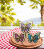 3-D BUTTERFLY Chunky Wooden Hand Painted Handmade Decoration Home Decor Kitchen Decor Gift Idea Unique One of a Kind {{ JAMsCraftCloset }}