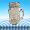 Mugs Mason Embossed One Pint Clear Glass 16 Oz. Drinking Jar Vintage Golden Harvest Unique Gift Idea SET OF 6 {{ JAMsCraftCloset }}