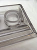 Antique Glass Double Inkwell Desk Organizer With Fountain Pen Holder Circa 1912s Clear Molded Glass Collectible Unique Rare {{ JAMsCraftCloset }}