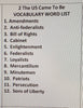 US History 2 THE US CAME TO BE Teacher Resource Supplemental Vocabulary Activities Founding Fathers-Declaration of Independence-French and Indian War-Life in the Colonies-FREE Activities Included {{ JAMsCraftCloset }}