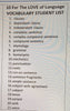 English Teacher Resource 10 FOR THE LOVE OF LANGUAGE Supplemental Vocabulary Activities-Avoiding Fragments-Clauses-Direct Speech-Fragments-Grammar-Punctuation-Style and Editing-Subject Verb Agreement-FREE Activities Included {{ JAMsCraftCloset }}