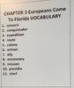 FLORIDA STUDIES Social Studies Houghton Mifflin UNIT 2 CHAPTER 3 Europeans Come to Florida Teacher Resource Supplemental Vocabulary Activities - Caravel-Columbus-Columbia Exchange-De Soto-Exploration-De Leon-Ribault-Aviles-FREE Activities Included {{ JAMsCraftCloset }}