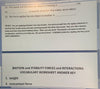 Science MOTION and STABILITY FORCES and INTERACTIONS Teacher Resource Supplemental Vocabulary Activities-Calculating Force-Distance Displacement Speed-Velocity-Forces-Friction-Gravity-Pulleys-Inertia-Newtons Laws-FREE Activities Included {{ JAMsCraftCloset }}