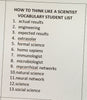 Science HOW TO THINK LIKE A SCIENTIST Teacher Resource Supplemental Vocabulary Activities-Engineering-Earth Science-Exosolar-Mycorrhizae-Natural Science-Scientific Method-Social Scientists-Immunology-FREE Activities Included {{ JAMsCraftCloset }}