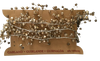 Garland Bells Holiday Christmas Decorations 6 feet Gold and Silver Bells Crate and Barrel {{ JAMsCraftCloset }}