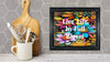 TUMBLER Full Wrap Sublimation Digital Graphic Design Vibrant Floral 2 Faith Design Download LIVE LIFE IN FULL BLOOM SVG-PNG Patio Porch Decor Gift Picnic Crafters Delight {{ JAMsCraftCloset }}