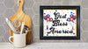 TUMBLER Full Wrap Sublimation Digital Graphic Design PATRIOTIC DESIGNS FROM BUNDLE 1 Download GOD BLESS AMERICA SVG-PNG Patio Porch Decor Gift Picnic Crafters Delight {{ JAMsCraftCloset }}