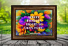 TUMBLER Full Wrap Sublimation Digital Graphic Design Vibrant Floral Faith Design Download WHERE FLOWERS BLOOM SVG-PNG Kitchen Patio Porch Decor Gift Picnic Crafters Delight {{ JAMsCraftCloset }}