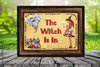 TUMBLER Full Wrap Sublimation Digital Graphic Design Download THE WITCH IS IN SVG-PNG Faith Kitchen Patio Porch Decor Gift HALLOWEEN Crafters Delight {{ JAMsCraftCloset }}