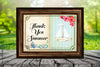 TUMBLER Full Wrap Sublimation Digital Graphic Design Download THANK YOU SUMMER SVG-PNG Kitchen Patio Porch Decor Gift Picnic Crafters Delight {{ JAMsCraftCloset }}
