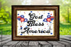TUMBLER Full Wrap Sublimation Digital Graphic Design PATRIOTIC DESIGNS FROM BUNDLE 1 Download GOD BLESS AMERICA SVG-PNG Patio Porch Decor Gift Picnic Crafters Delight {{ JAMsCraftCloset }}