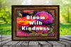 TUMBLER Full Wrap Sublimation Digital Graphic Design Vibrant Floral 3 Faith Design Download BLOOM WITH KINDNESS SVG-PNG Patio Porch Decor Gift Picnic Crafters Delight {{ JAMsCraftCloset }}