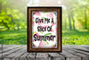 TUMBLER Full Wrap Sublimation Digital Graphic Design Download GIVE ME A SLICE OF SUMMER SVG-PNG Kitchen Patio Porch Decor Gift Picnic Crafters Delight {{ JAMsCraftCloset }}