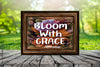 TUMBLER Full Wrap Sublimation Digital Graphic Design Vibrant Floral FROM BUNDLE 2 Faith Design Download BLOOM WITH GRACE SVG-PNG Patio Porch Decor Gift Picnic Crafters Delight {{ JAMsCraftCloset }}