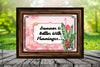 TUMBLER Full Wrap Sublimation Digital Graphic Design Download SUMMER IS BETTER WITH FLAMINGOS SVG-PNG Kitchen Patio Porch Decor Gift Picnic Crafters Delight {{ JAMsCraftCloset }}