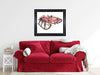 DIGITAL GRAPHIC DESIGN-Country-Floral-Vintage Sleigh 3 Pink Rose Floral-Sublimation-Download-Digital Print-Clipart-PNG-SVG-JPEG-Crafters Delight-Digital Art- JAMsCraftCloset
