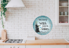ROUND Digital Graphic Design NOT EVERY WITCH LIVES IN SALEM Sublimation PNG SVG Lake House Sign Farmhouse Country Home Cabin Wall Art Decor HALLOWEEN Decor Wreath Design Gift Crafters Delight HAPPY CRAFTING {{ JAMsCraftCloset }}