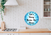 ROUND Digital Graphic Design LET'S SLEEP UNDER THE STARS Sublimation PNG SVG Lake House Sign Farmhouse Country Home Cabin Workshop Man Cave Wall Art Wreath Design Gift Crafters Delight HAPPY CRAFTING {{ JAMsCraftCloset }}