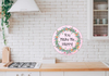 ROUND Digital Graphic Design YOU MAKE ME HAPPY Sublimation PNG SVG Lake House Sign Farmhouse Country Home Cabin FAITH Wall Art Wreath Design Gift Crafters Delight HAPPY CRAFTING {{ JAMsCraftCloset }}