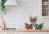 3-D BUTTERFLY Chunky Wooden Hand Painted Handmade Decoration Home Decor Kitchen Decor Gift Idea Unique One of a Kind {{ JAMsCraftCloset }}