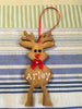Christmas Personalized Ornament Handmade REINDEER Wooden Holiday Tree Decoration Gift Crafters Delight {{ JAMsCraftCloset }}