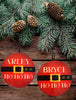 Christmas Personalized Ornament Handmade SANTA HO HO HO Large Round Wooden Sublimation Large Holiday Tree Decoration GIFT Crafters Delight {{ JAMsCraftCloset }}