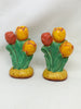 Vintage CERAMIC TULIP SALT AND PEPPER SHAKERS - RARE FIND - MADE IN JAPAN - Collectible - Gift for the Vintage Collector - Kitchen Decor - JAMsCraftCloset