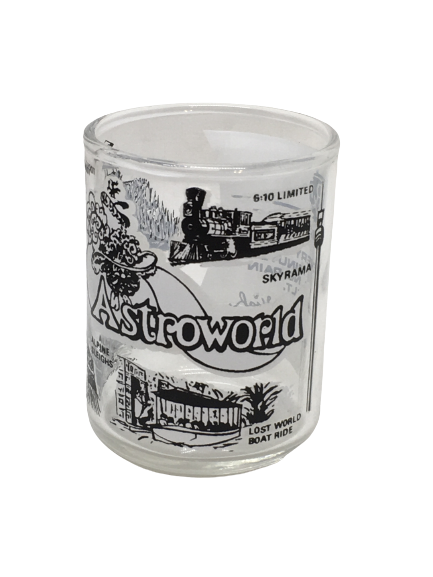 Vintage Astroworld Double Shot Glass - I M High RX - Used - Collectible - Extremely Rare - Bar Man Cave Decor - Gift for the Vintage Collector - JAMsCraftCloset