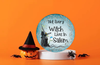 ROUND Digital Graphic Design NOT EVERY WITCH LIVES IN SALEM Sublimation PNG SVG Lake House Sign Farmhouse Country Home Cabin Wall Art Decor HALLOWEEN Decor Wreath Design Gift Crafters Delight HAPPY CRAFTING {{ JAMsCraftCloset }}