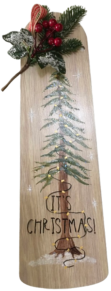 FAN BLADE Wall Art ITS CHRISTMAS Upcycled Repurposed Ceiling Fan Blade Wall Art Hand Painted Christmas Holiday Decor Handmade Home Decor Unique Gift {{ JAMsCraftCloset }}