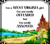 TUMBLER Full Wrap Sublimation Digital Graphic Design Download I AM A WEST VIRGINIA GIRL SVG-PNG Faith Kitchen Patio Porch Decor Gift Picnic Crafters Delight {{ JAMsCraftCloset }}