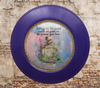 PLATE CHARGER PURPLE PLASTIC ROUND Decoupaged Hand Painted Upcycled Repurposed Wall Art NOTHING SMELLS BETTER THAN THE PERSON YOU LOVE Home Decor Wall Art Gift - JAMsCraftCloset