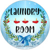 ROUND Digital Graphic Design LAUNDRY ROOM Sublimation PNG SVG Lake House Sign Farmhouse Country Home Cabin Wall Art Decor Wreath Design Gift Crafters Delight HAPPY CRAFTING {{ JAMsCraftCloset }}