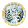 ROUND Digital Graphic Design  WINTER BLUE SCENE- MERRY CHRISTMAS - CHRISTMAS DESIGN PNG-JPEG-PDF-SVG-Decoupage-Sublimation Design Graphic Country Farmhouse Home Decor HOLIDAY Decor Gift Crafters Delight - JAMsCraftCloset