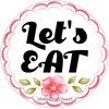 ROUND Digital Graphic Design LET'S EAT Sublimation PNG SVG Lake House Sign Farmhouse Country Home Cabin KITCHEN Wall Art Decor Wreath Design Gift Crafters Delight HAPPY CRAFTING {{ JAMsCraftCloset }}
